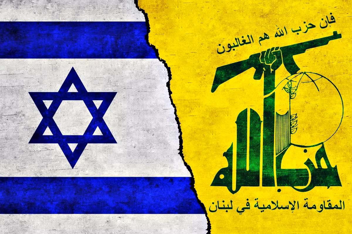 SH_bandiere_Israele_Hezbollah