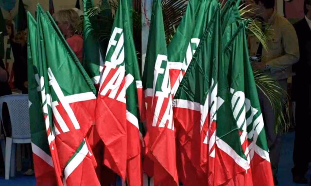 Bandiere di Forza Italiaok