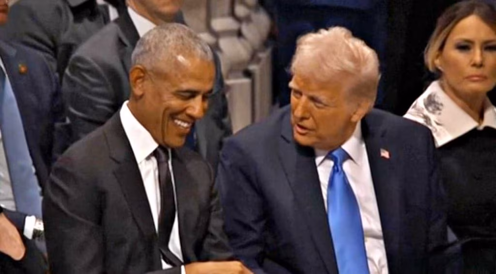 Barack Obama e Donald Trump