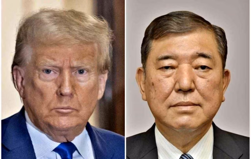 Donal Trump e Shigeru Ishiba