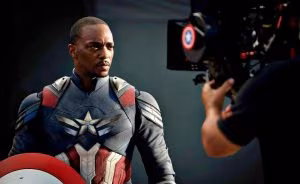 Captain America in sala