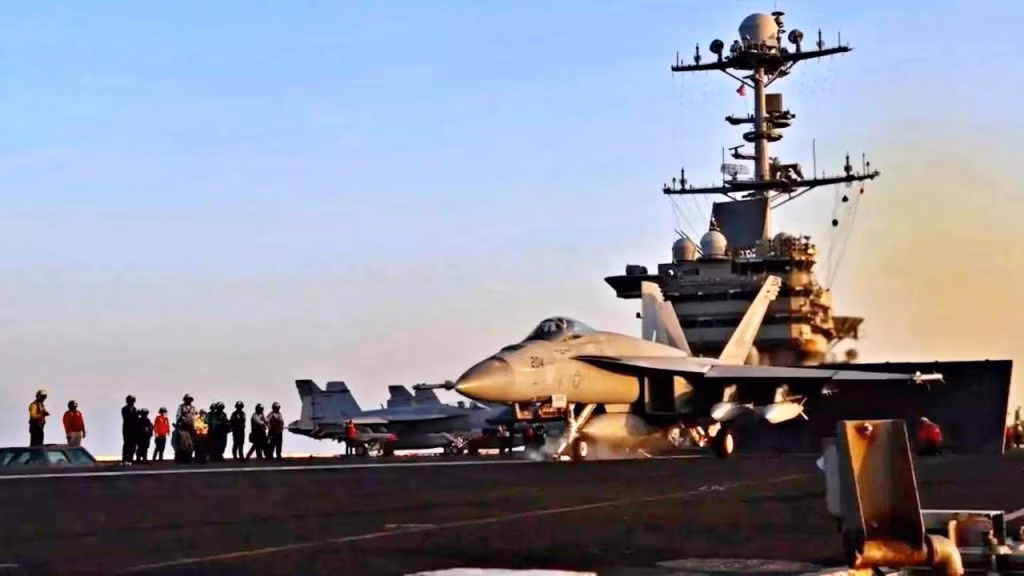 Houthi portaerei Usa Truman (1)