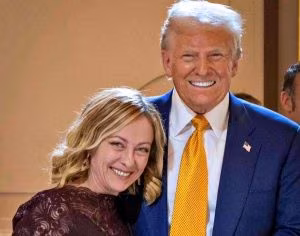 Giorgia Meloni e Donald Trump