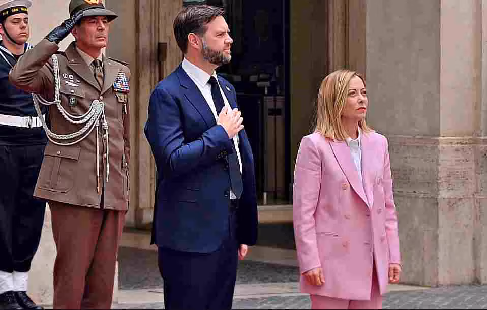 Jd Vance e Giorgia Meloni