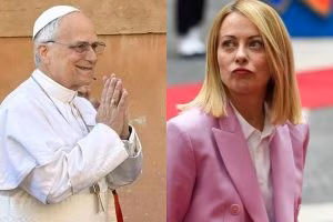 Papa Leone XIV e Giorgia Meloni