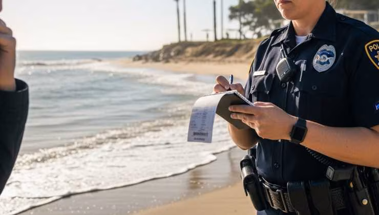 multa spiaggia - foto ilfogliettone.it