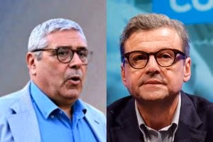 Totò Cuffaro e Carlo Calenda