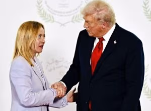 Giorgia Meloni e Donald Trump