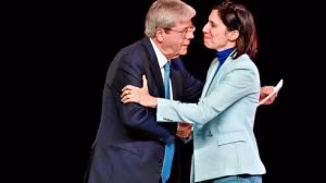 Paolo Gentiloni e Elly Schlein
