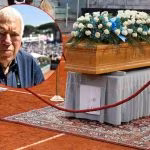 Coppa Davis accanto al feretro di Pietrangeli, l’ultimo saluti al simbolo del tennis nazionale