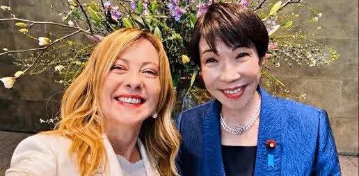 Meloni e Takaichi
