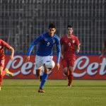 Pellegri con la maglia dell'Italia