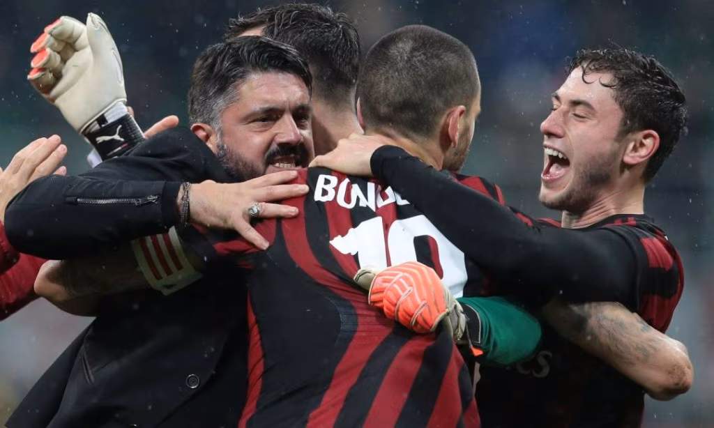 News Milan - Gattuso stritola Bonucci: tutta la grinta dei leader veri
