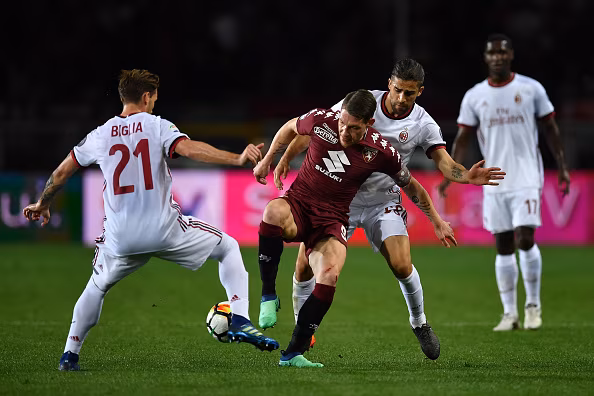 Torino-Milan Biglia ha lasciato il campo dopo uno scontro di gioco