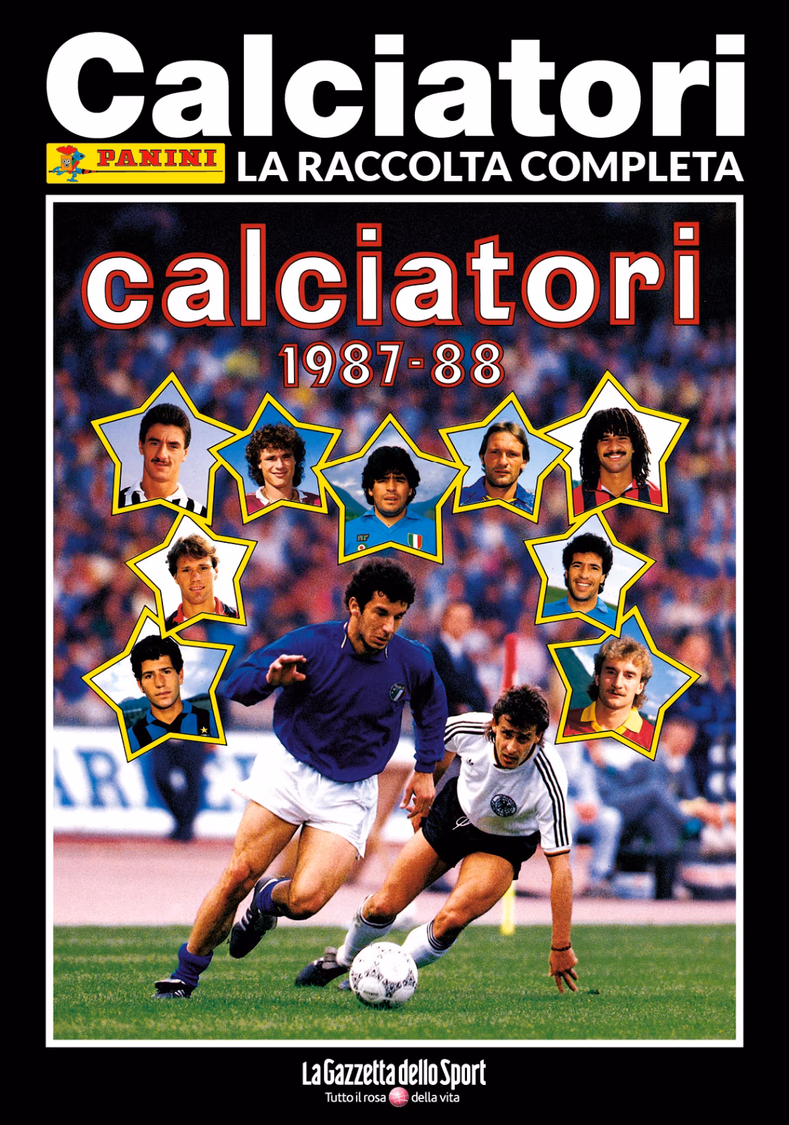 Ecco la copertina dell'album Calciatori Panini della Stagione 87/88