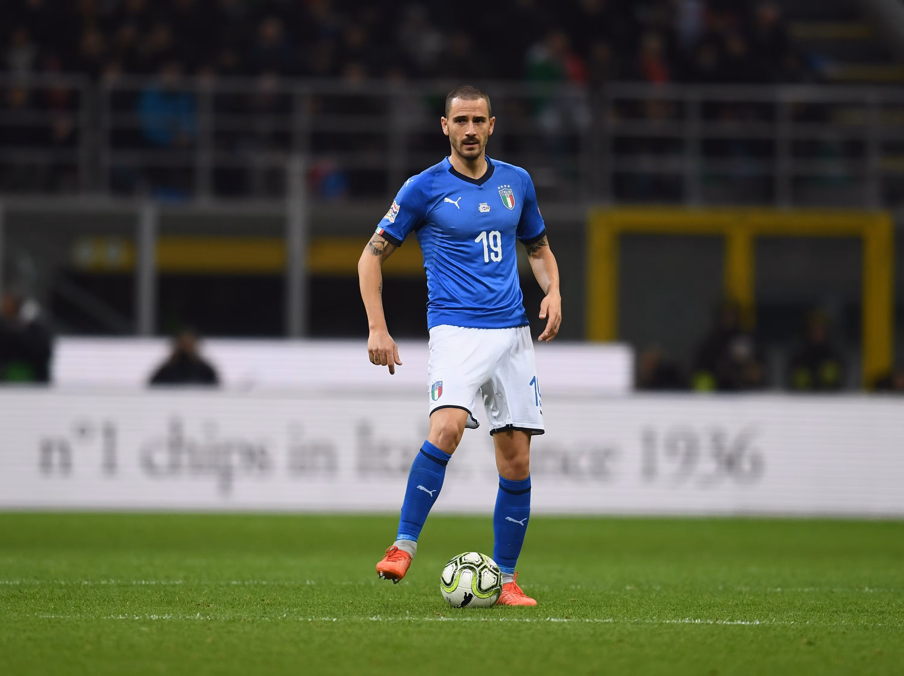 Bonucci con la maglia azzurra è il protagonista di questa polemica