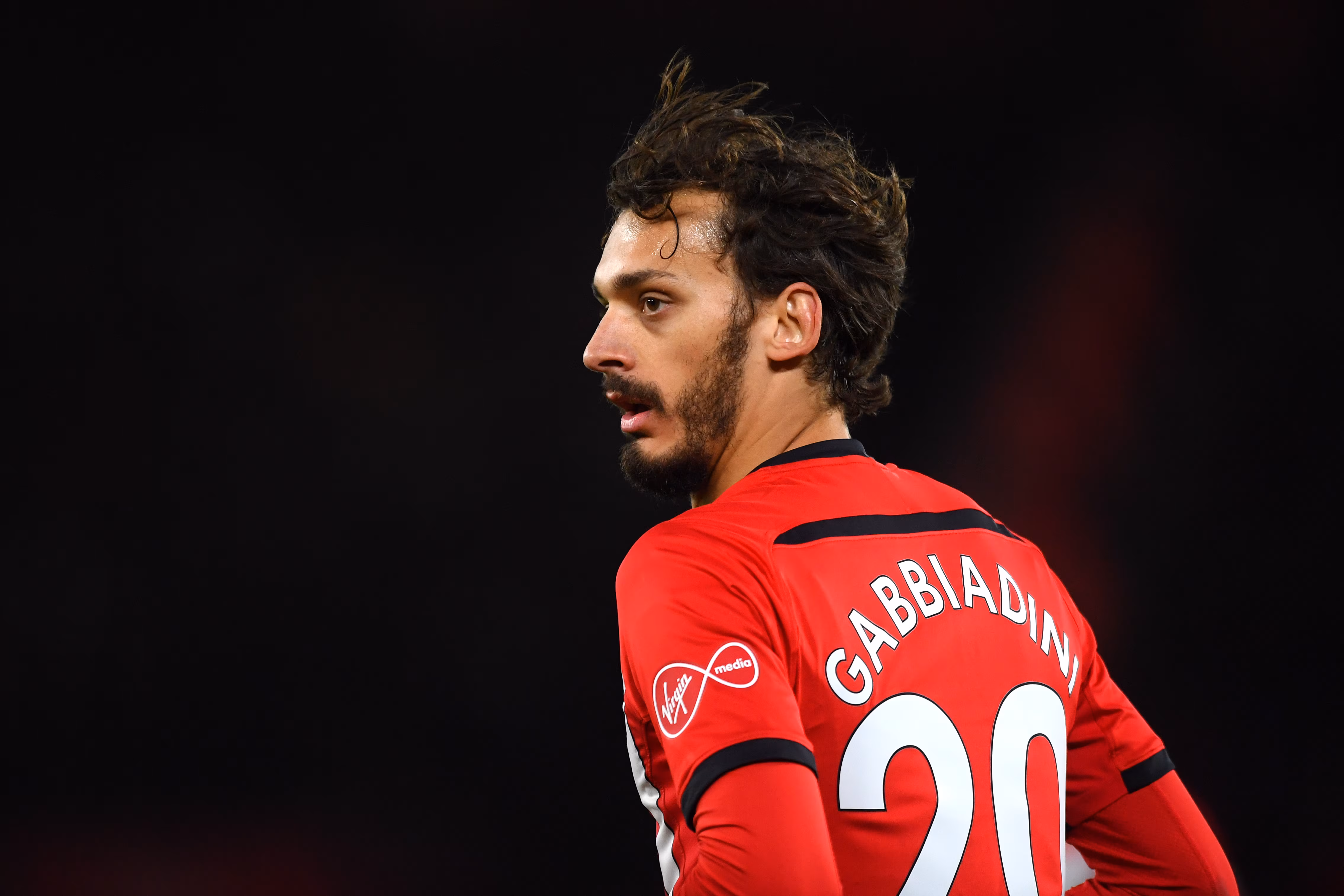 gabbiadini con la maglia del Southampton