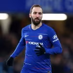 Higuain con la maglia del Chelsea