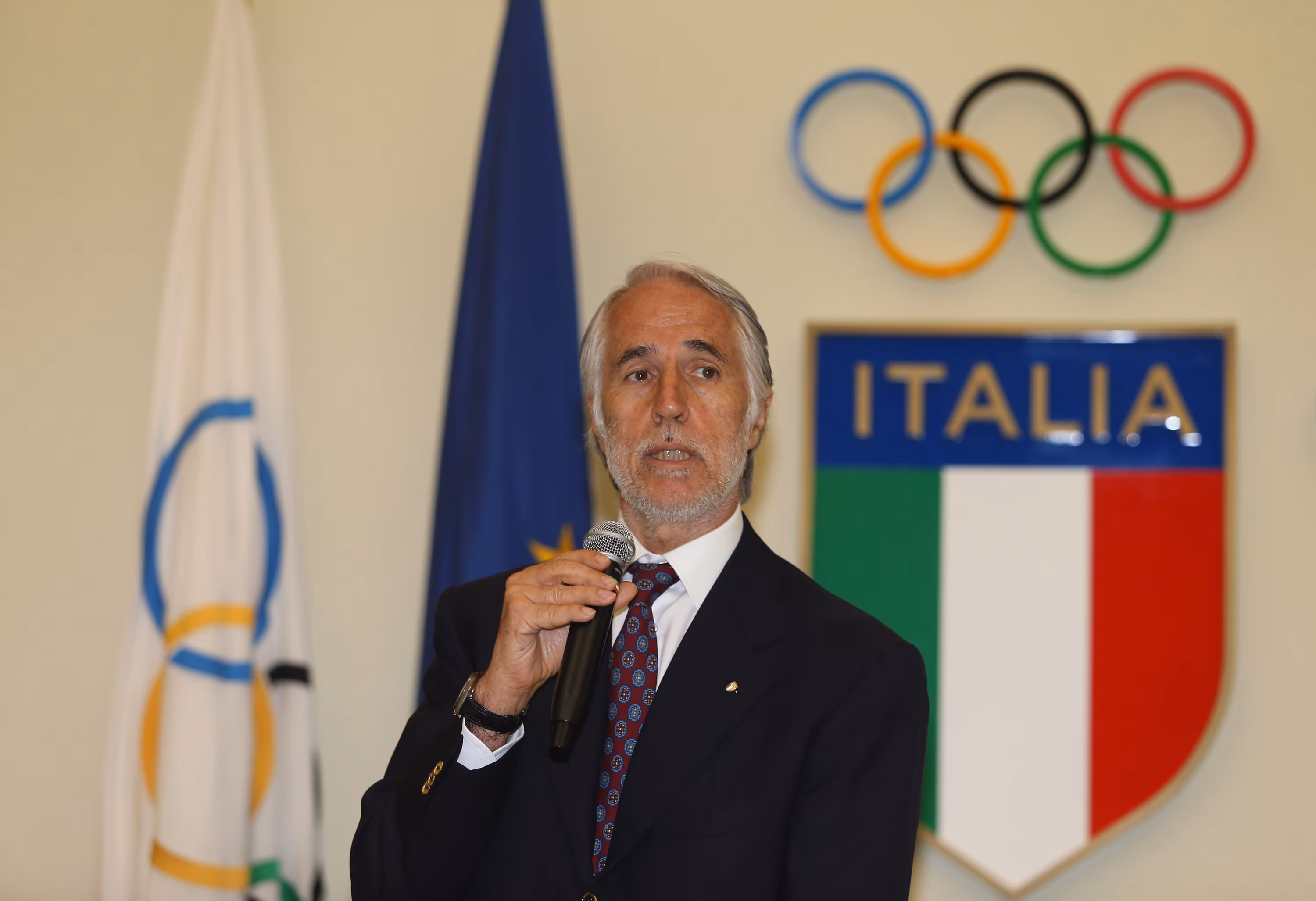 Il presidente del CONI Malagò