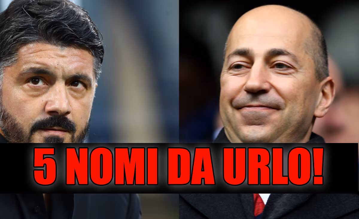 News Milan, cinque sostituti top per il post-Gattuso