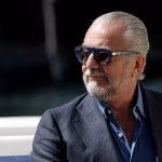Il presidente del Napoli Aurelio De Laurentiis