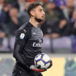 Donnarumma con la maglia del Milan
