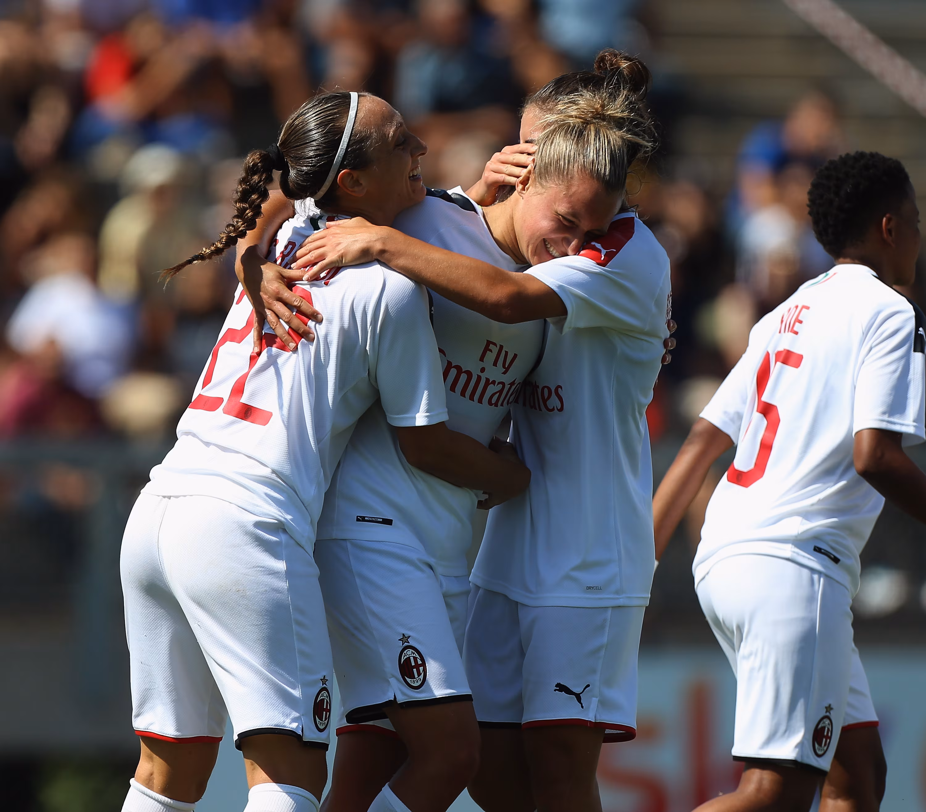 Le ragazze del Milan femminile