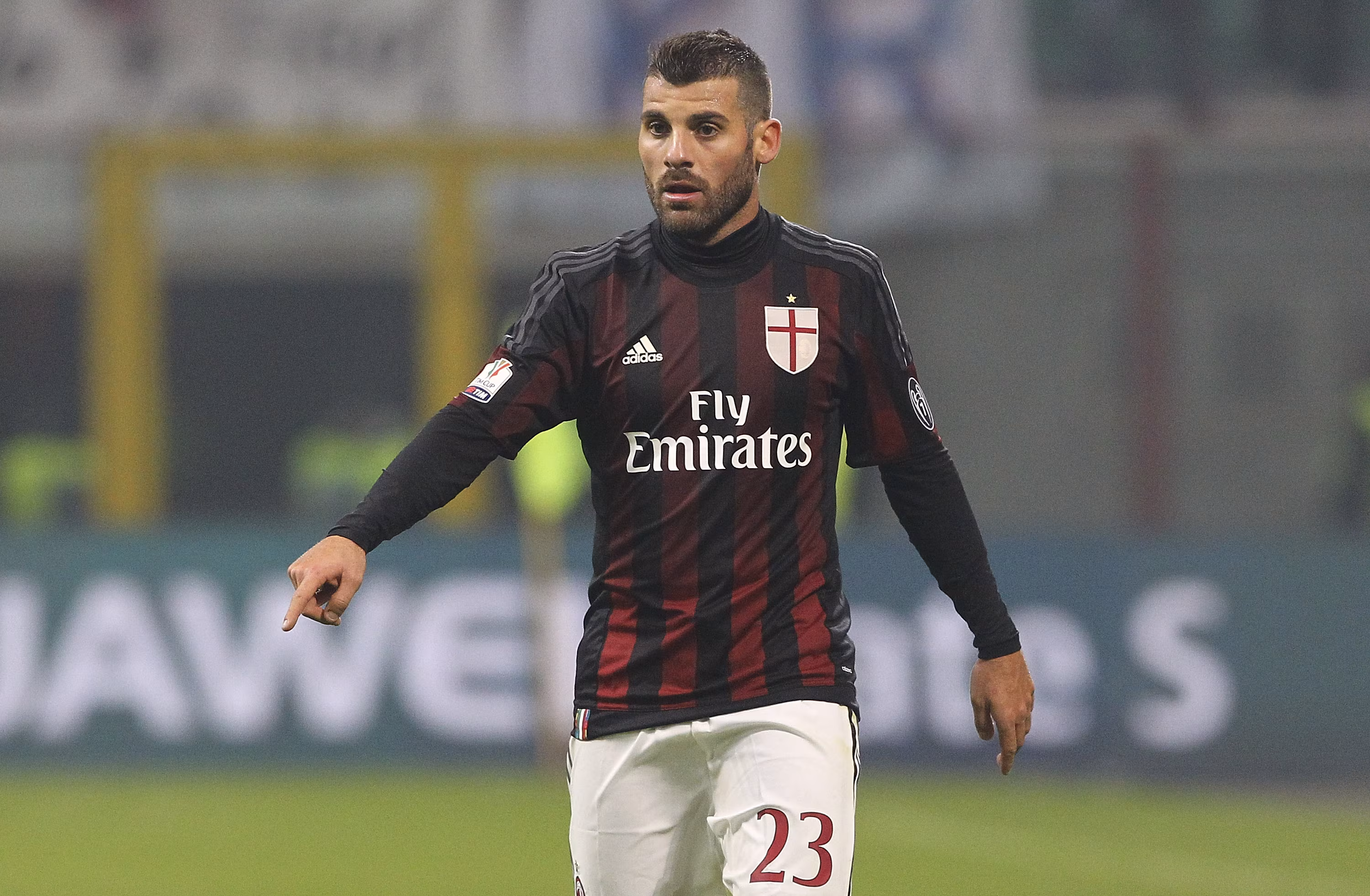 Nocerino con la maglia del Milan