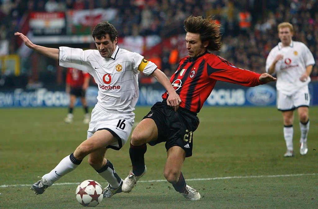 Roy Keane affronta il Milan