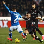 Azione di gioco Brescia-Milan