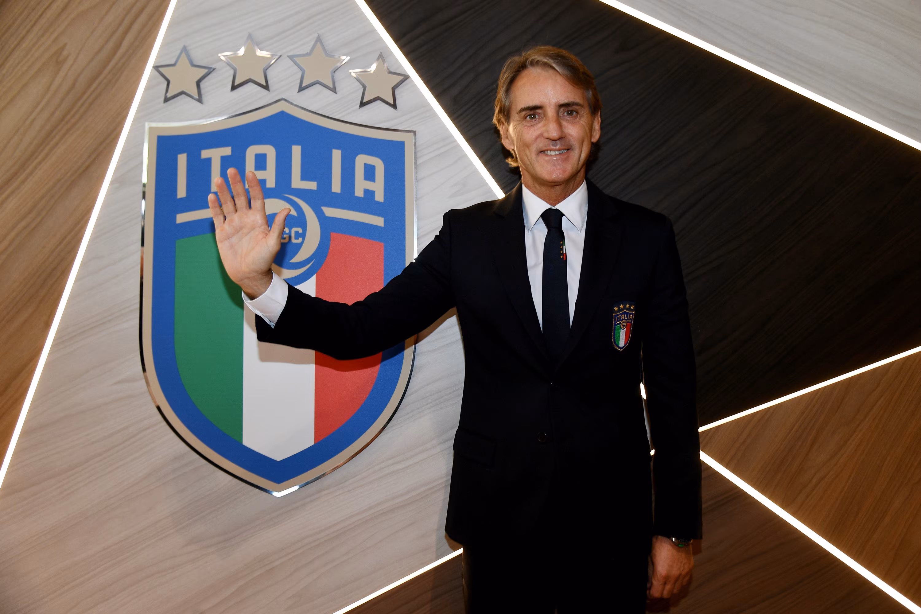 Roberto Mancini, allenatore della Nazionale