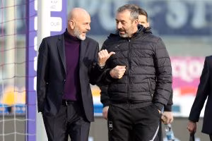 Stefano Pioli con Marco Giampaolo ai tempi di Fiorentina e Sampdoria