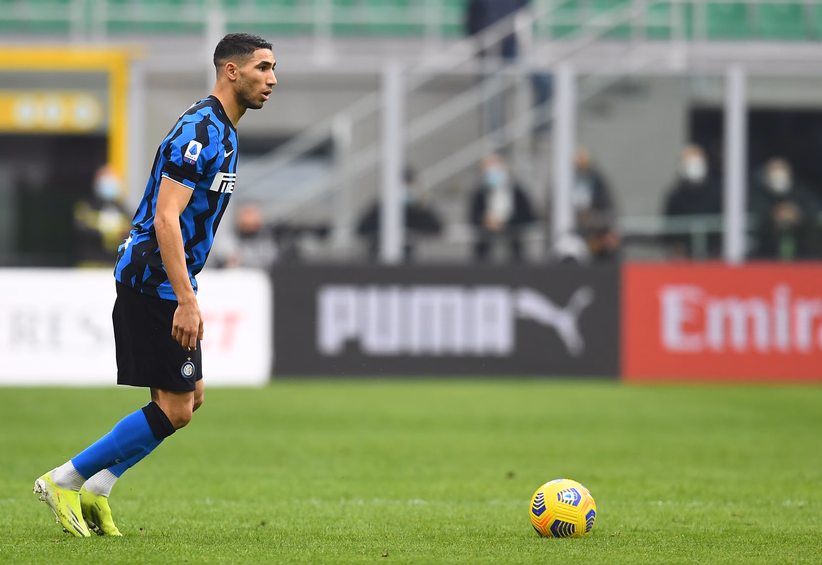 Achraf Hakimi in azioneAchraf Hakimi in azione