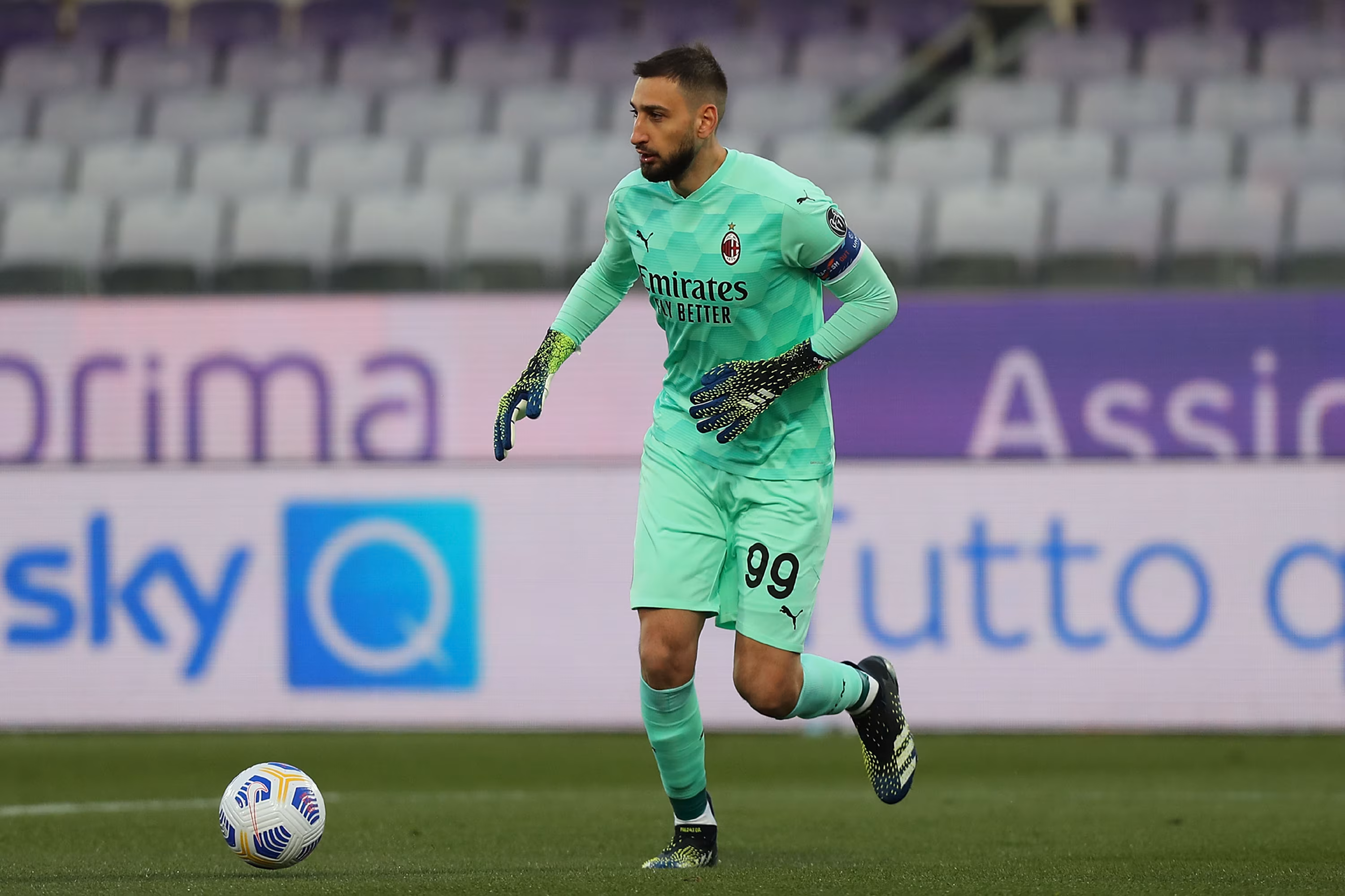 Gianluigi Donnarumma, portiere classe 1999 in scadenza di contratto con il Milan