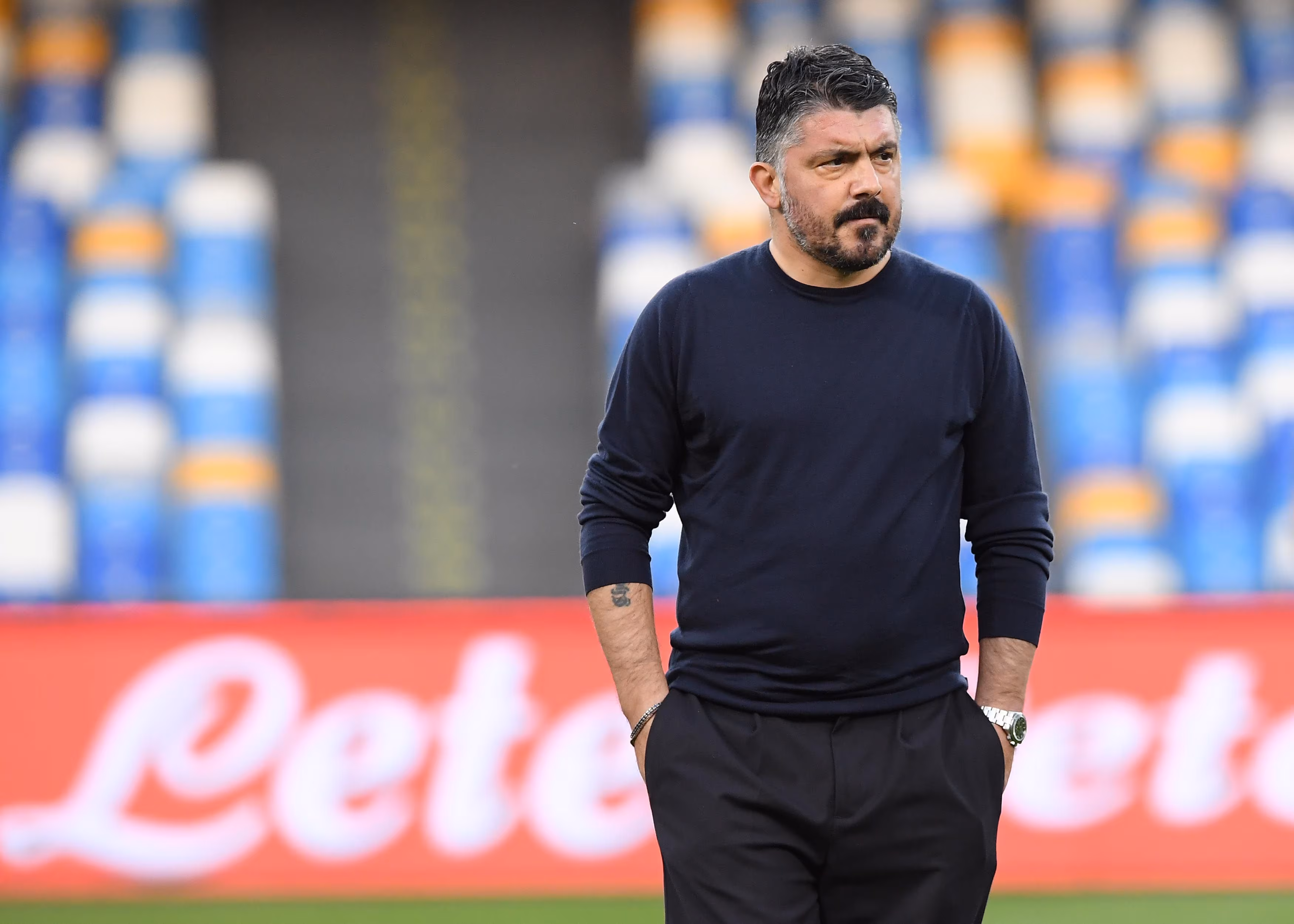 Gennaro Gattuso, attuale allenatore del Napoli ed ex tecnico del Milan
