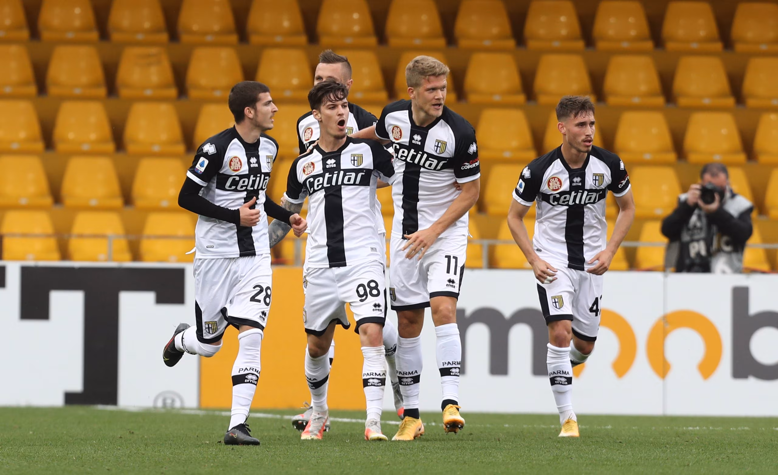 I ragazzi del Parma Calcio