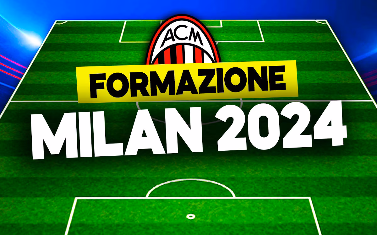 La nuova formazione del Milan per il 2024.