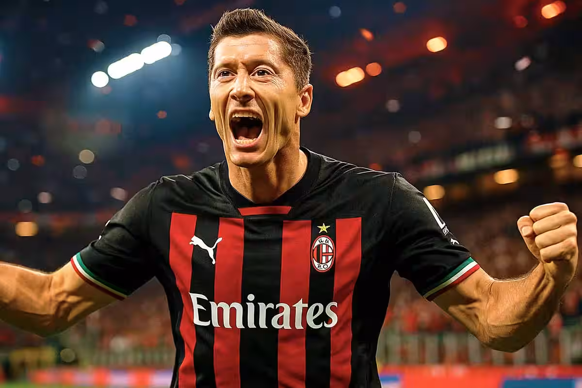 Lewandowski sogno di calciomercato del Milan.