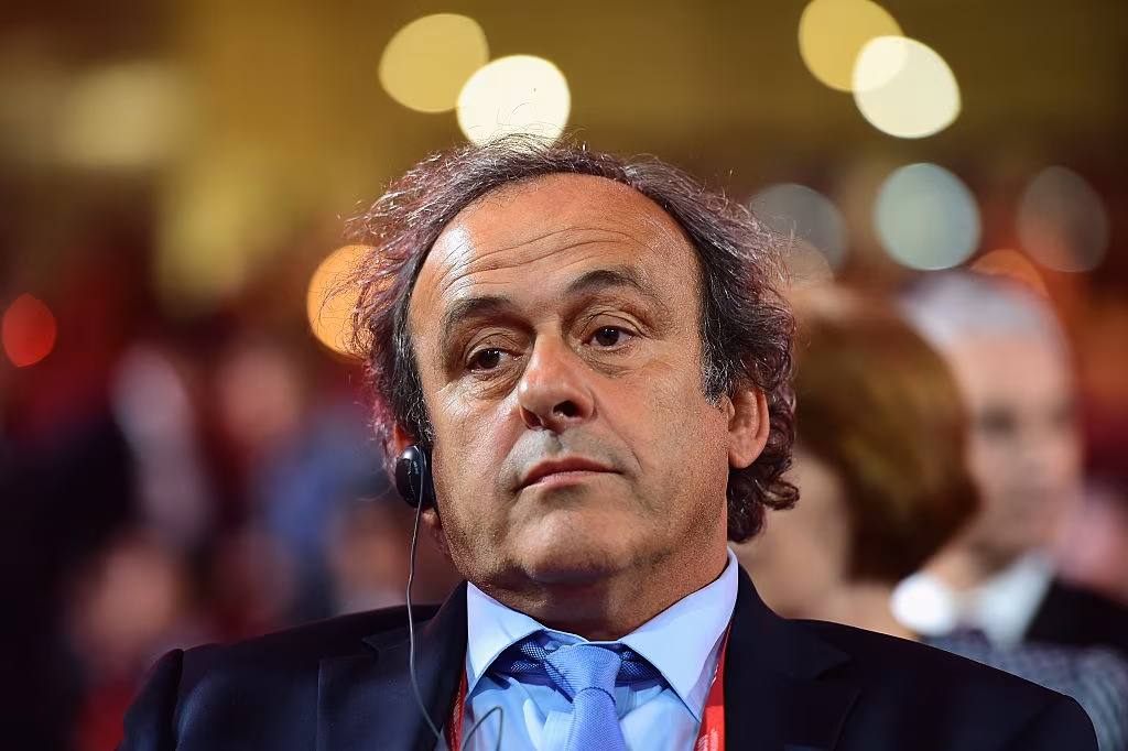L'ex attaccante della Juve Michel Platini