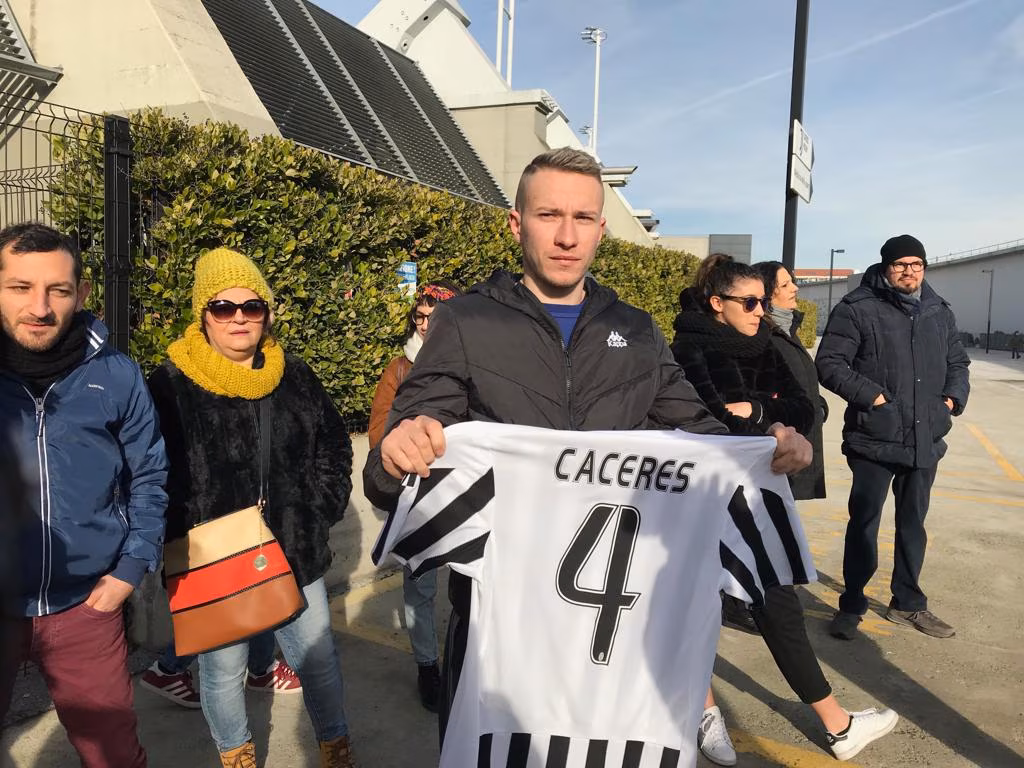 Tifosi Juve-Caceres