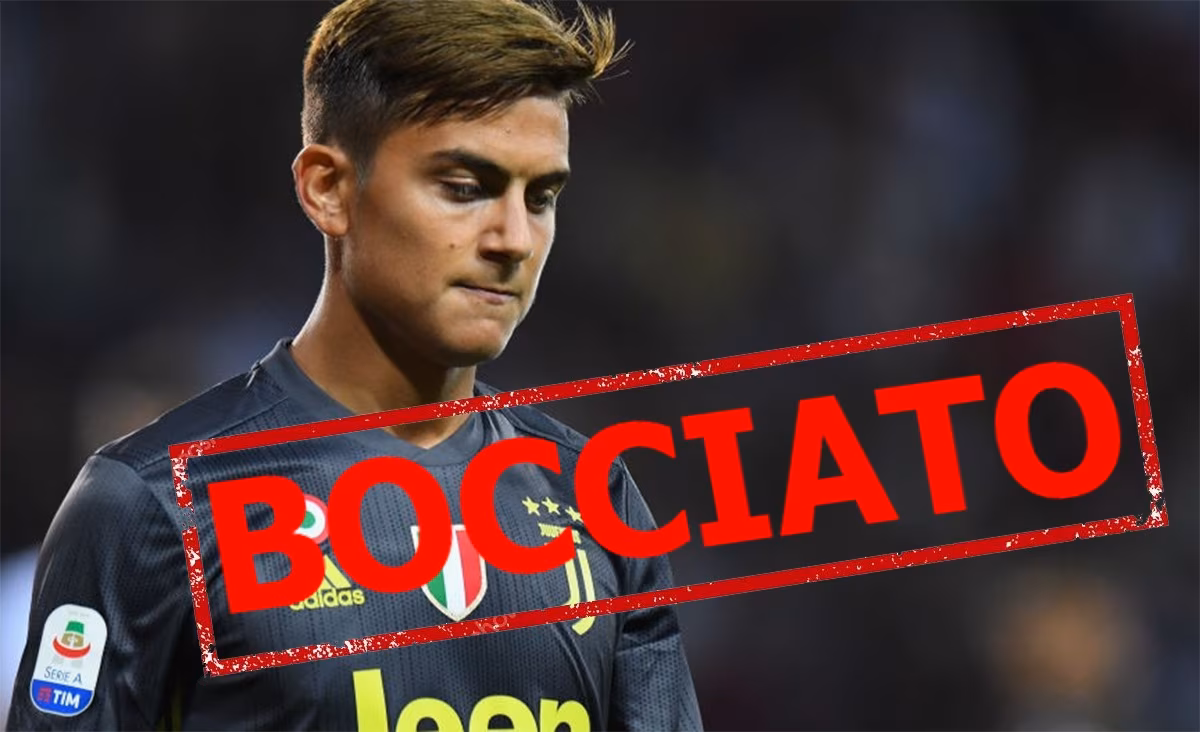 Calciomercato Juventus: Dybala bocciato, ecco chi arriva al suo posto.