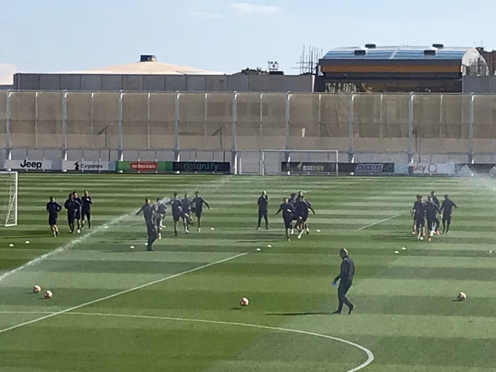 La Juve in allenamento