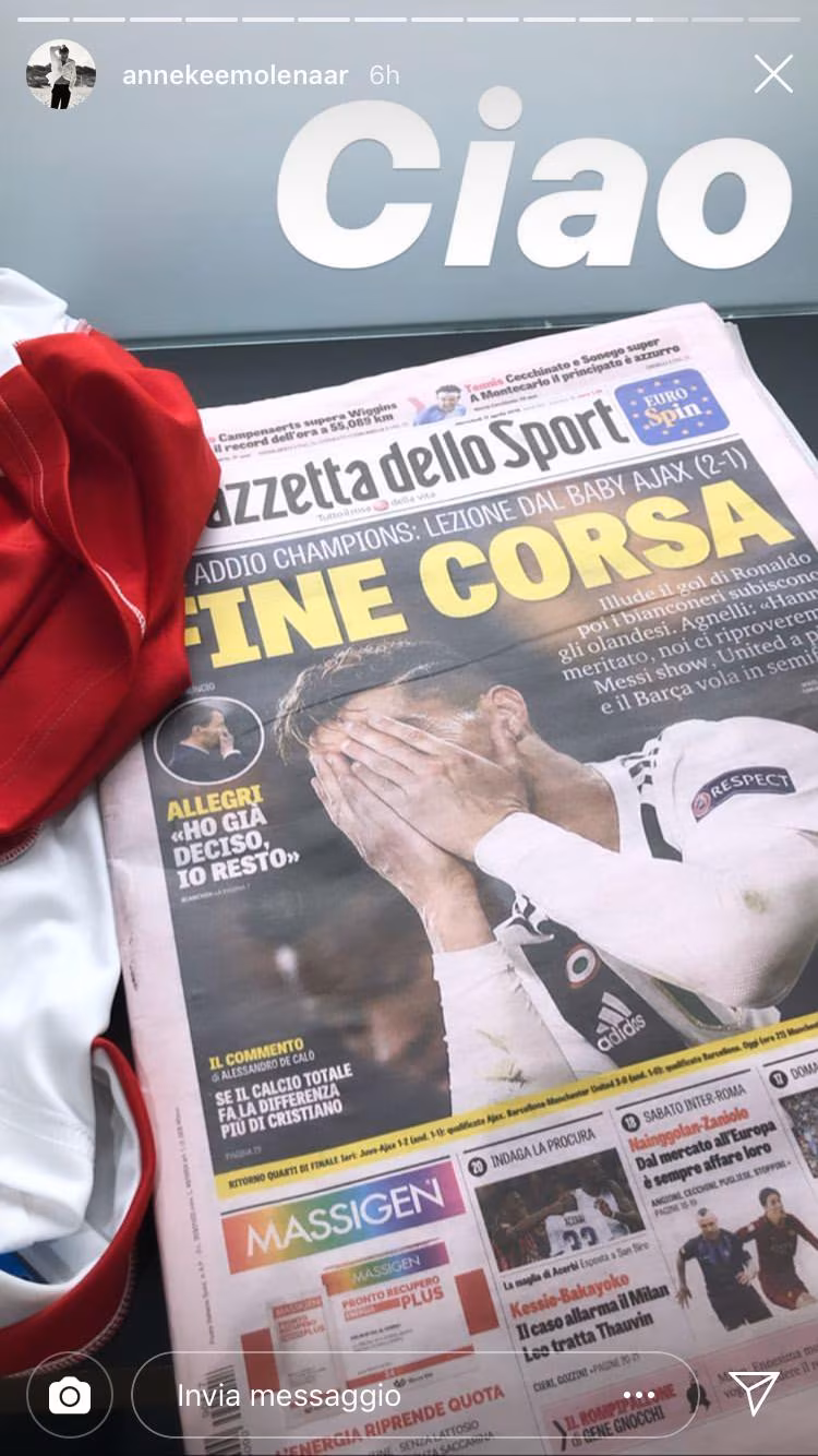 La storia della fidanzata di De Ligt