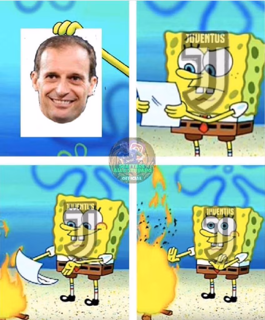 Allegri lascia la Juve