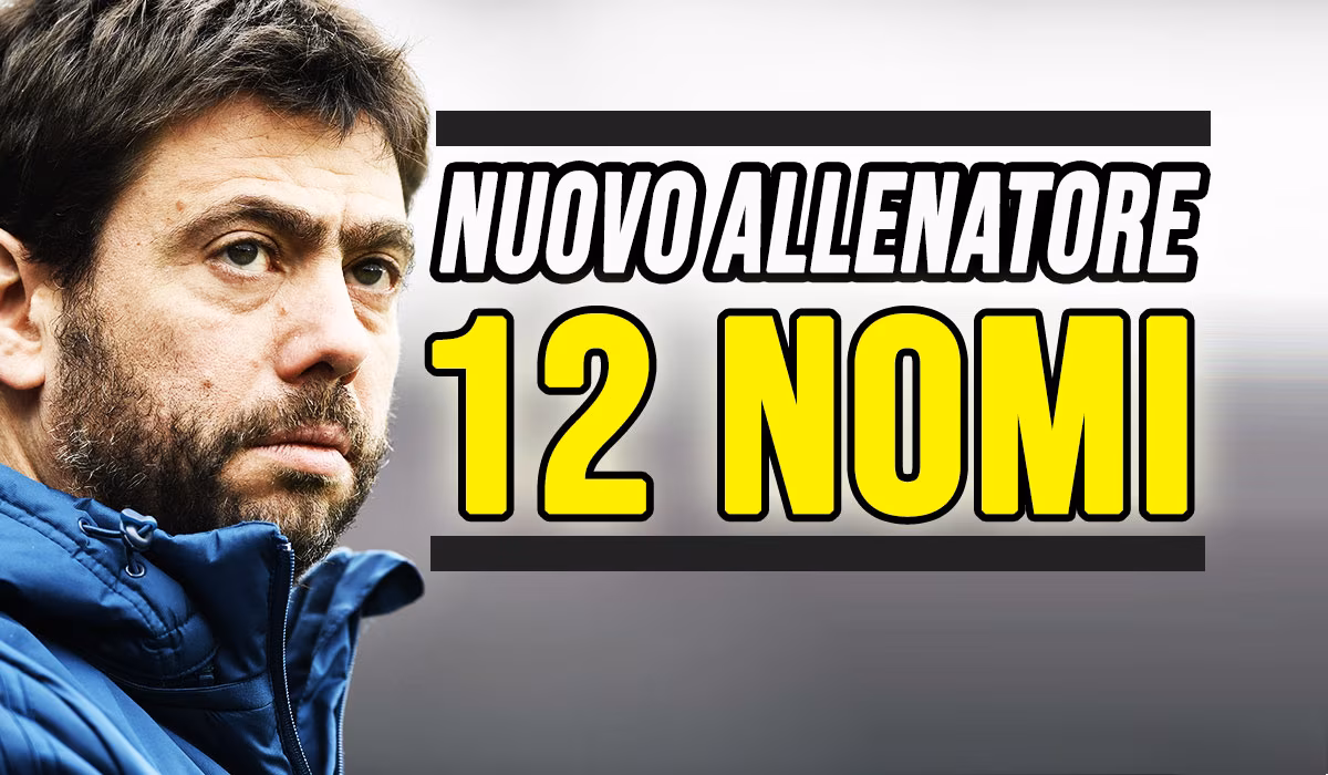 Calciomercato Juventus: 12 allenatori in lizza.