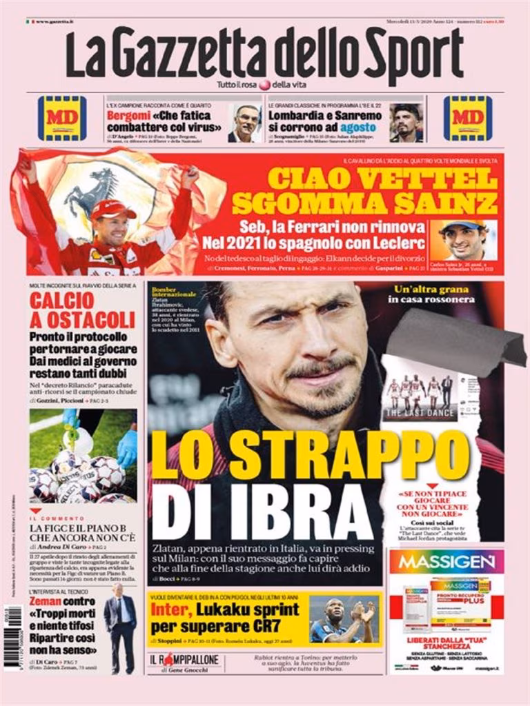 La prima della Gazzetta