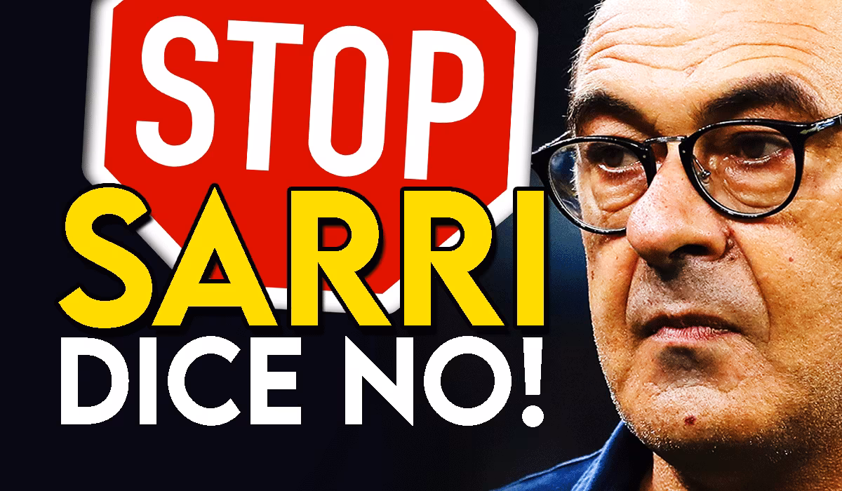Calciomercato Juventus, Sarri dice no: può saltare tutto.