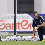 Gigi Buffon in allenamento
