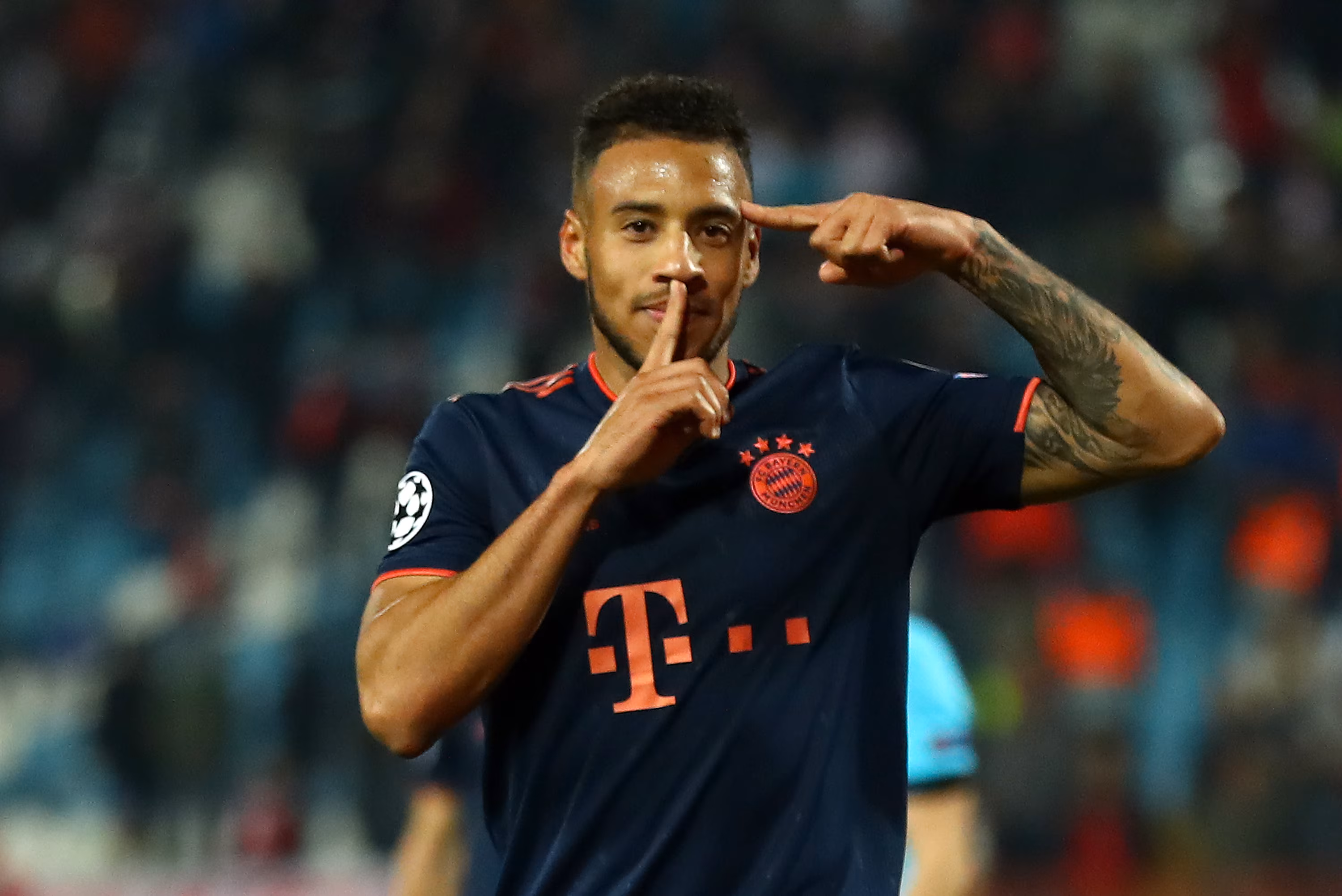 Corentin Tolisso con la maglia del Bayern Monaco