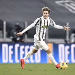 Il centrocampista della Juve Nicolò Fagioli in azione